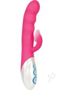 Instant-o Rechargeable Silicone G-spot Vibrator With Clitoral Suction - Pink