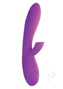 Infinitt Suction Massager One Rechargeable Silicone Vibrator - Purple