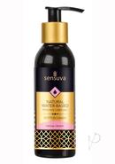 Sensuva Natural Water Based Cotton Candy Flavored Lubricant 4oz